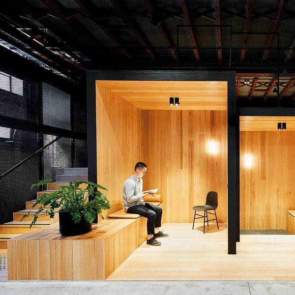 Interior of Alfred Stables by Architects EAT. Photograph: Shannon McGrath.