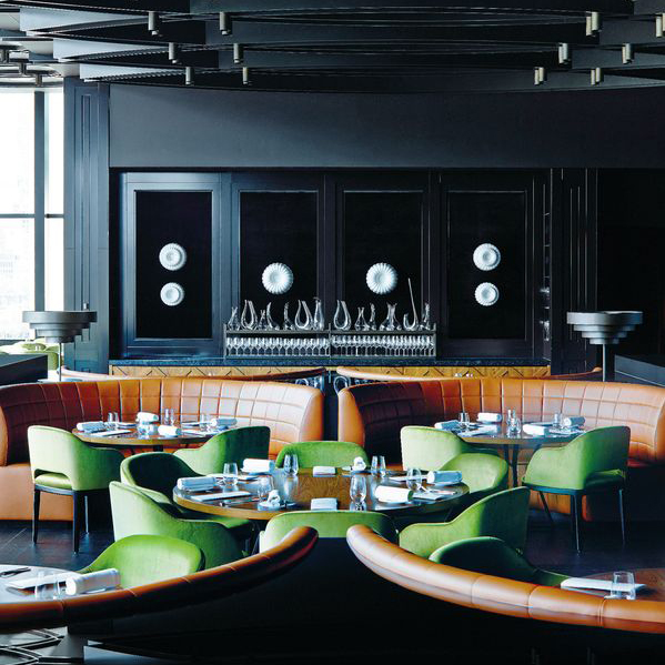 Interior of Dinner by Heston by Bates Smart. Photograph: Mark Roper.