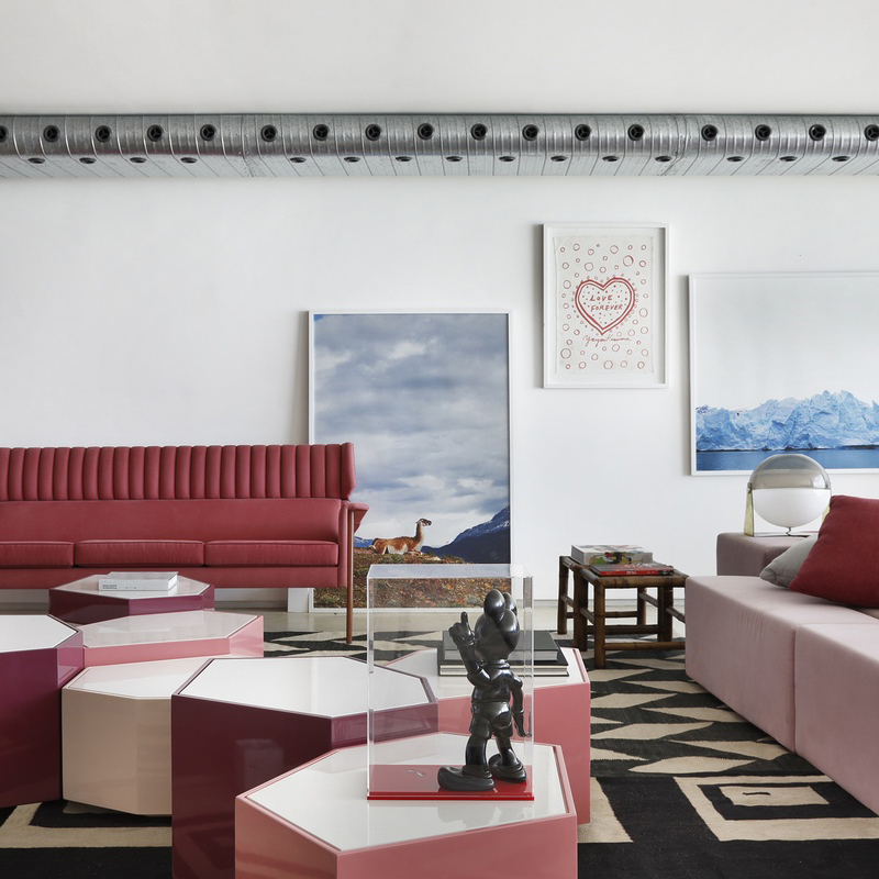 Interior of MX House by Studio Guilherme Torres. Photograph: Studio Guilherme Torres.