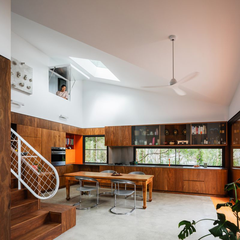 Interior of Stable House by Sibling Architecture. Photograph: Katherine Lu.